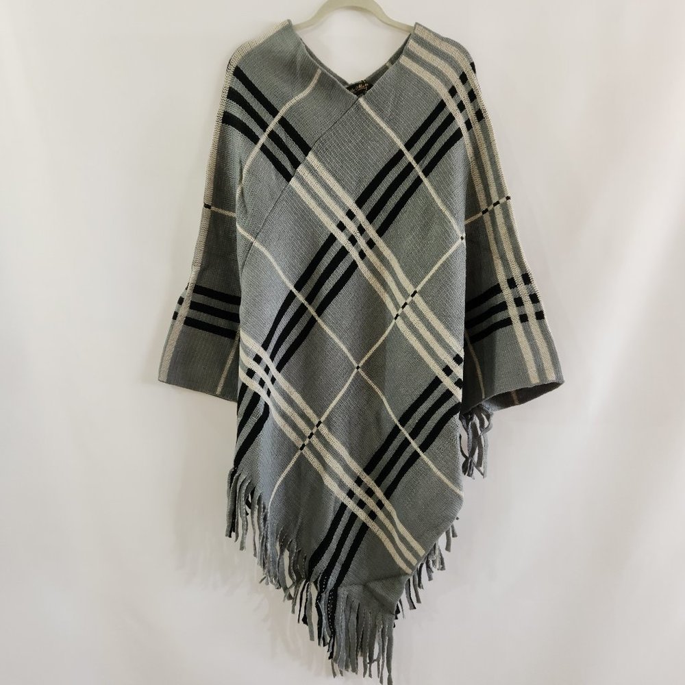 White Mark Poncho